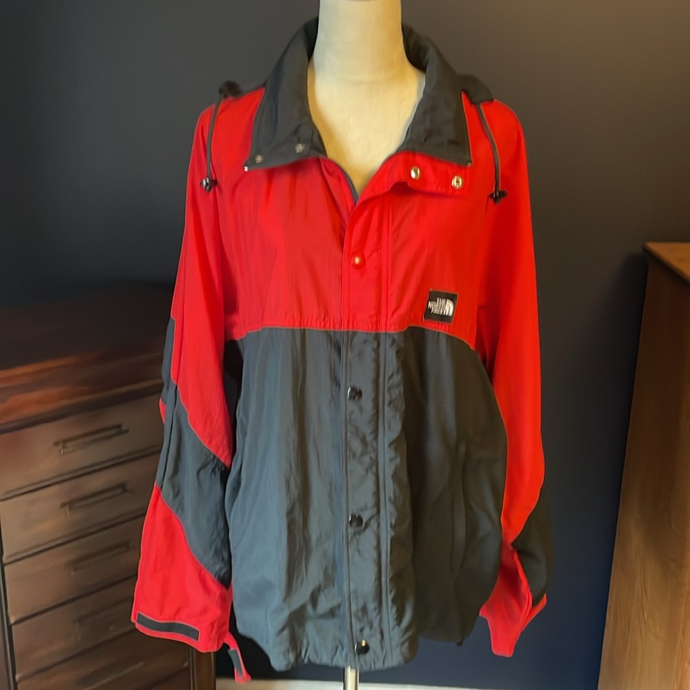 Vintage North Face Windbreaker Raincoat‎ Size Large